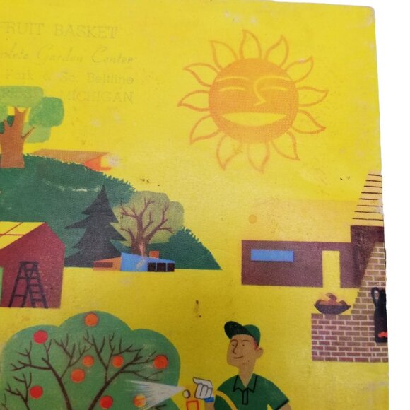 VINTAGE 1962 Ortho Garden Digest Booklet Gardening Tips Yellow Wyatt Wallace - Picture 5 of 12